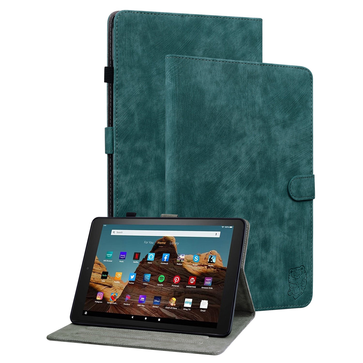 For Amazon Fire HD 10 (2023) Case Leather Tablet Cover with Card Slots Stand For Amazon Fire HD 10 (2023) Case Leather Tablet Cover with Card Slots Stand